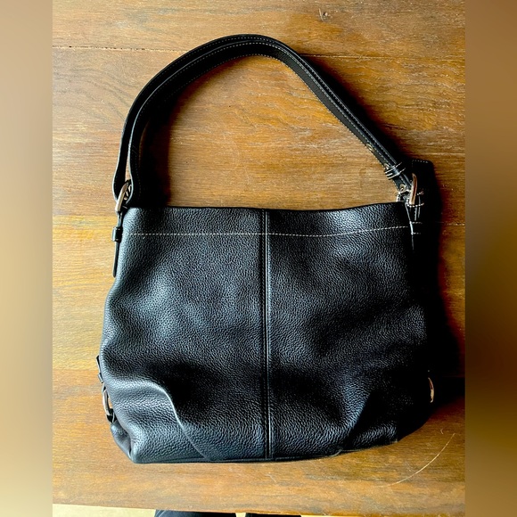 Coach Bags Coach Duffle Convertible Black Pebbled Shoulder Bag